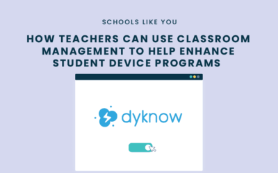 How Teachers Can Use Classroom Management to Help Enhance Student Device Programs